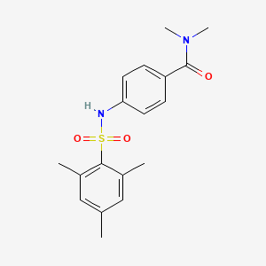 4-[(mesitylsulfonyl)amino]-N,N-dimethylbenzamide