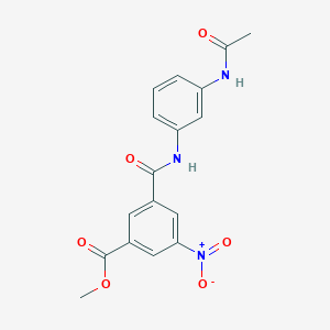 methyl 3-[(3-acetamidophenyl)carbamoyl]-5-nitrobenzoate