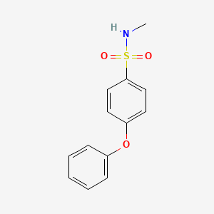 molecular formula C13H13NO3S B5238396 N-methyl-4-phenoxybenzenesulfonamide 