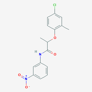 2-(4-chloro-2-methylphenoxy)-N-(3-nitrophenyl)propanamide