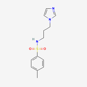 N-[3-(1H-imidazol-1-yl)propyl]-4-methylbenzene-1-sulfonamide