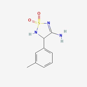 4-(3-methylphenyl)-1,2,5-thiadiazolidin-3-imine 1,1-dioxide