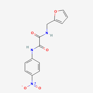 N-(furan-2-ylmethyl)-N'-(4-nitrophenyl)oxamide