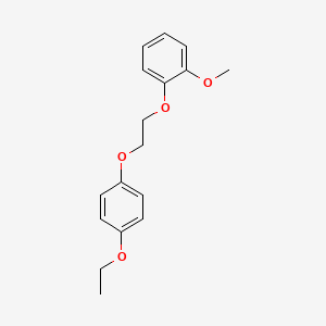 molecular formula C17H20O4 B5238847 1-Ethoxy-4-[2-(2-methoxyphenoxy)ethoxy]benzene 