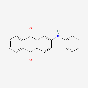 molecular formula C20H13NO2 B5238883 2-Anilinoanthracene-9,10-dione CAS No. 36339-31-8