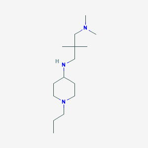 N,N,2,2-tetramethyl-N'-(1-propylpiperidin-4-yl)propane-1,3-diamine