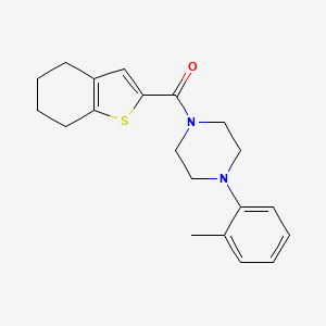 [4-(2-METHYLPHENYL)PIPERAZINO](4,5,6,7-TETRAHYDRO-1-BENZOTHIOPHEN-2-YL)METHANONE