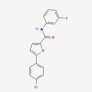 5-(4-bromophenyl)-N-(3-fluorophenyl)furan-2-carboxamide