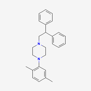 1-(2,5-dimethylphenyl)-4-(2,2-diphenylethyl)piperazine