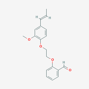 2-[2-[2-methoxy-4-[(E)-prop-1-enyl]phenoxy]ethoxy]benzaldehyde