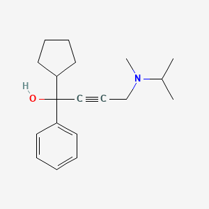 1-cyclopentyl-4-[isopropyl(methyl)amino]-1-phenyl-2-butyn-1-ol