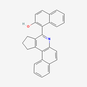 1-(2,3-Dihydro-1H-benzo[f]cyclopenta[c]quinolin-4-yl)naphthalen-2-ol