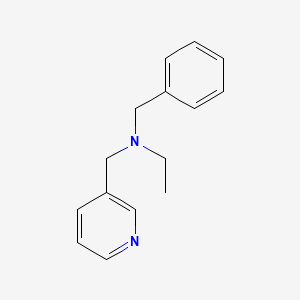 N-benzyl-N-(pyridin-3-ylmethyl)ethanamine