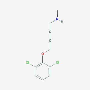 4-(2,6-dichlorophenoxy)-N-methylbut-2-yn-1-amine