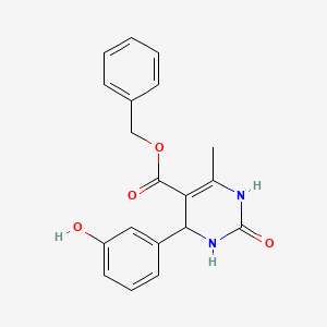 benzyl 4-(3-hydroxyphenyl)-6-methyl-2-oxo-1,2,3,4-tetrahydro-5-pyrimidinecarboxylate