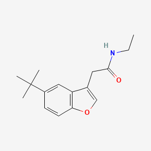 2-(5-tert-butyl-1-benzofuran-3-yl)-N-ethylacetamide