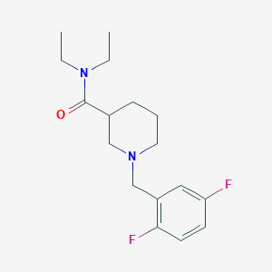 molecular formula C17H24F2N2O B5239427 1-(2,5-difluorobenzyl)-N,N-diethyl-3-piperidinecarboxamide 