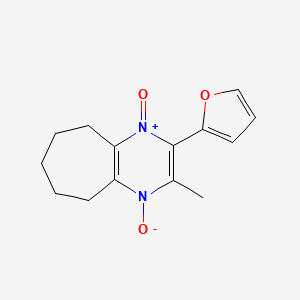 2-(2-furyl)-3-methyl-6,7,8,9-tetrahydro-5H-cyclohepta[b]pyrazine 1,4-dioxide