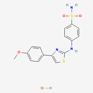 4-{[4-(4-methoxyphenyl)-1,3-thiazol-2-yl]amino}benzenesulfonamide hydrobromide