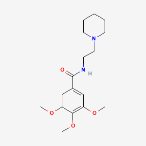 3,4,5-TRIMETHOXY-N~1~-(2-PIPERIDINOETHYL)BENZAMIDE