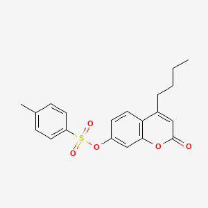 4-BUTYL-2-OXO-2H-CHROMEN-7-YL 4-METHYL-1-BENZENESULFONATE