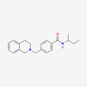 N-(sec-butyl)-4-(3,4-dihydro-2(1H)-isoquinolinylmethyl)benzamide