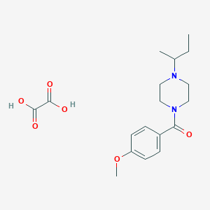 1-sec-butyl-4-(4-methoxybenzoyl)piperazine oxalate