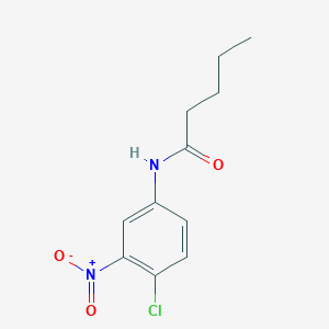 N-(4-chloro-3-nitrophenyl)pentanamide