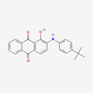 molecular formula C24H21NO3 B5239709 2-[(4-tert-butylphenyl)amino]-1-hydroxyanthra-9,10-quinone 