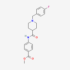 methyl 4-({[1-(4-fluorobenzyl)-4-piperidinyl]carbonyl}amino)benzoate