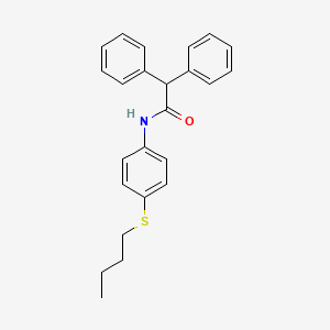 N-[4-(butylthio)phenyl]-2,2-diphenylacetamide