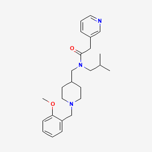 N-isobutyl-N-{[1-(2-methoxybenzyl)-4-piperidinyl]methyl}-2-(3-pyridinyl)acetamide