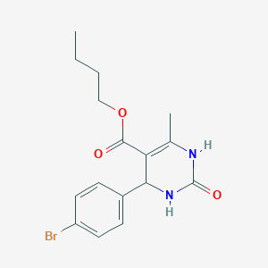 Butyl 4-(4-bromophenyl)-6-methyl-2-oxo-1,2,3,4-tetrahydropyrimidine-5-carboxylate