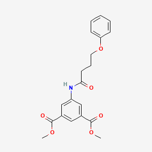 dimethyl 5-[(4-phenoxybutanoyl)amino]isophthalate