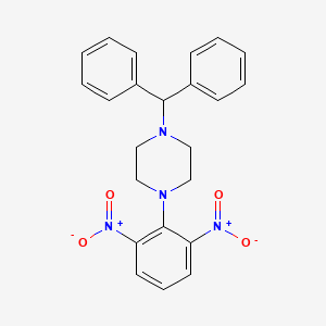 1-(2,6-dinitrophenyl)-4-(diphenylmethyl)piperazine