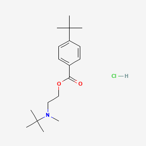 2-[Tert-butyl(methyl)amino]ethyl 4-tert-butylbenzoate;hydrochloride