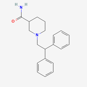 molecular formula C20H24N2O B5240041 1-(2,2-diphenylethyl)-3-piperidinecarboxamide 