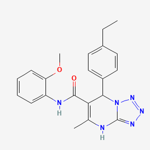 7-(4-ethylphenyl)-N-(2-methoxyphenyl)-5-methyl-4,7-dihydrotetrazolo[1,5-a]pyrimidine-6-carboxamide