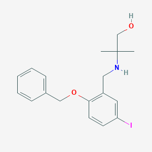 2-{[2-(benzyloxy)-5-iodobenzyl]amino}-2-methyl-1-propanol