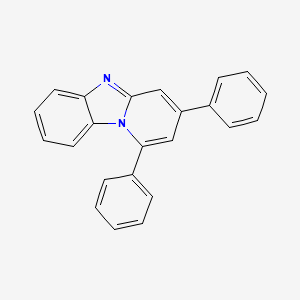 molecular formula C23H16N2 B5240211 1,3-diphenylpyrido[1,2-a]benzimidazole 