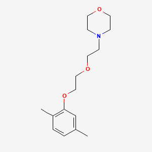 molecular formula C16H25NO3 B5240248 4-[2-[2-(2,5-Dimethylphenoxy)ethoxy]ethyl]morpholine 