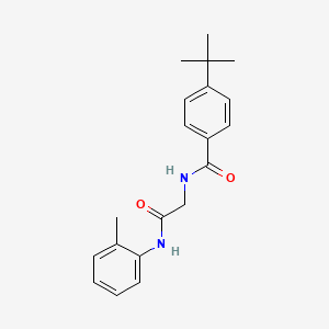 4-tert-butyl-N-[2-(2-methylanilino)-2-oxoethyl]benzamide