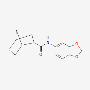 N-(1,3-benzodioxol-5-yl)bicyclo[2.2.1]heptane-2-carboxamide