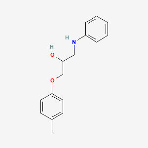 1-anilino-3-(4-methylphenoxy)-2-propanol