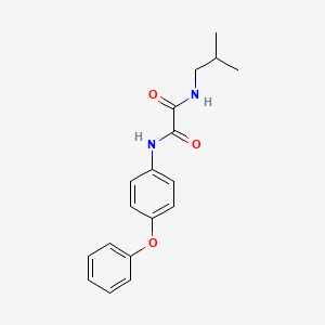 N-(2-methylpropyl)-N'-(4-phenoxyphenyl)oxamide