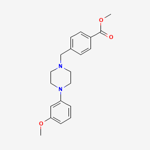 Methyl 4-[[4-(3-methoxyphenyl)piperazin-1-yl]methyl]benzoate