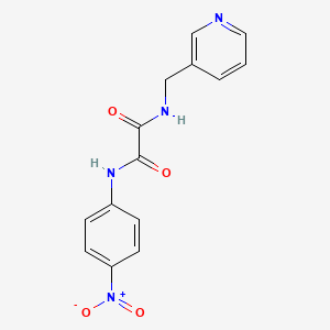 N'-(4-nitrophenyl)-N-(pyridin-3-ylmethyl)oxamide