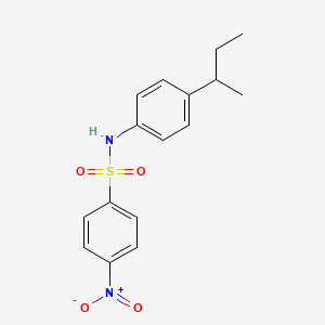 N-[4-(butan-2-yl)phenyl]-4-nitrobenzenesulfonamide