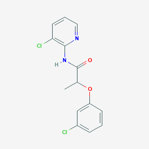 2-(3-chlorophenoxy)-N-(3-chloro-2-pyridinyl)propanamide