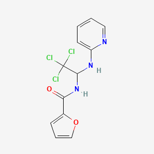 N-(2,2,2-trichloro-1-(pyridin-2-ylamino)ethyl)furan-2-carboxamide